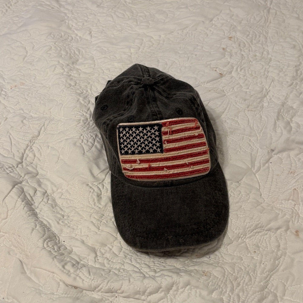 Black American Flag Cap